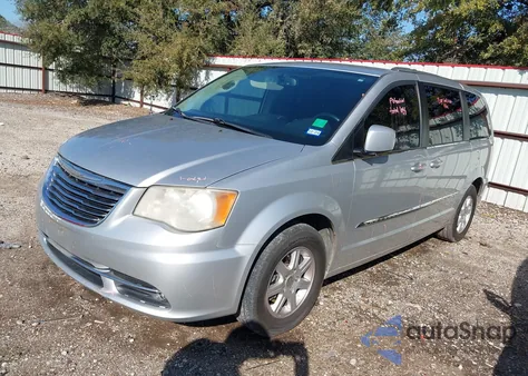2012 Chrysler Town & Country Touring из США, поврежденный, VIN 2C4RC1BG9CR375295